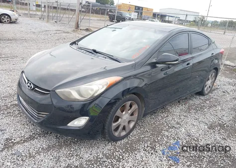 2011 Hyundai Elantra Limited (Ulsan Plant) from USA, damaged, VIN KMHDH4AEXBU133397